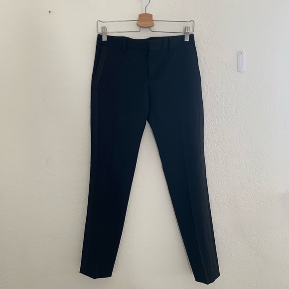 Saint Laurent Vintage Satin Stripe Wool Trousers - Picture 2 of 16